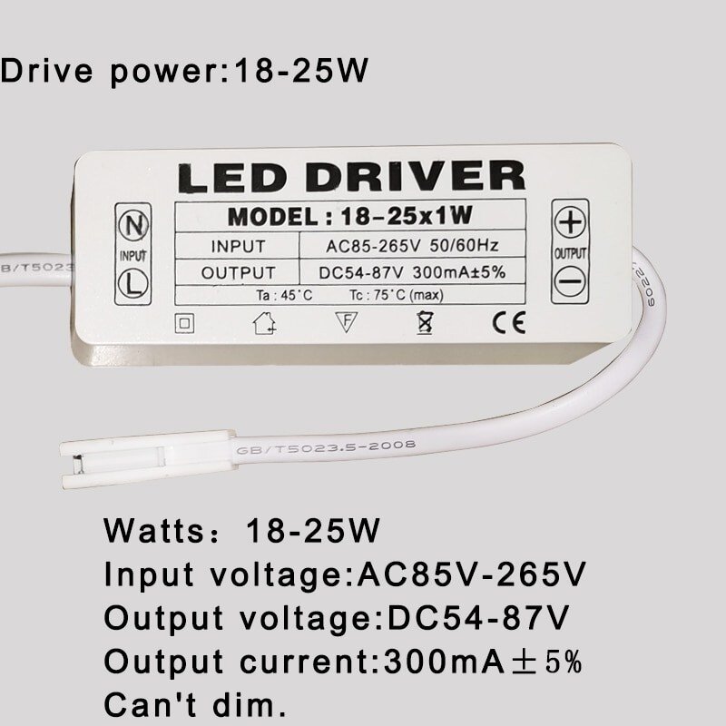 led드라이버 led 드라이버 300ma 1w 3w 5w 7w 12w 18w 20w