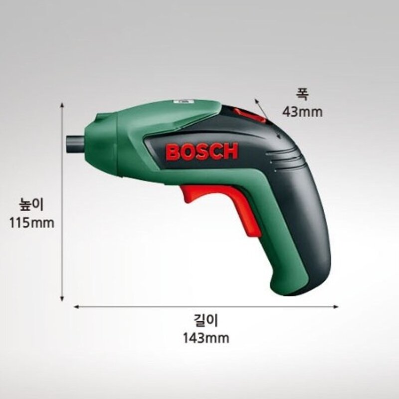 보쉬 드라이버 가정용 풀세트 3.6V EasyScrewDrive