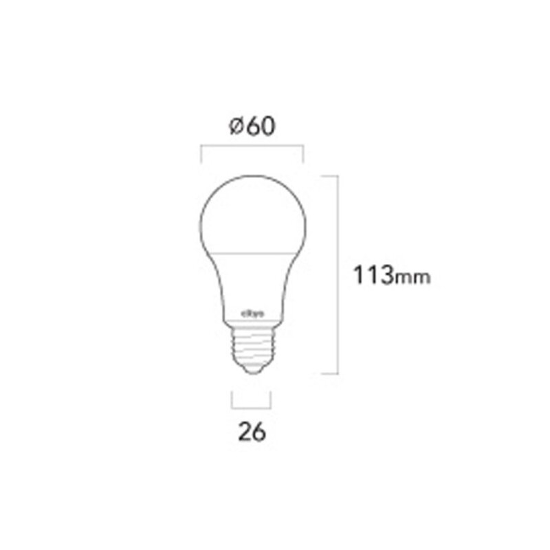 씨티오 LED 전구 10W, 주광색, 10개