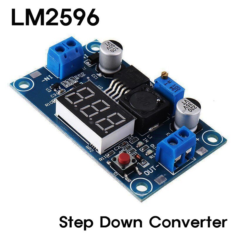 DC스텝다운 LM2596 LED 정전압 DIY 파워모듈 1.25V-30V 3A 컨버터