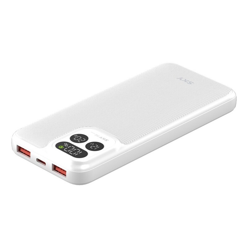 스카이 필 PD10 LCD 디스플레이10000mAh 고속 충전 보조배터리 22.5W, SKY-PD10, 블랙