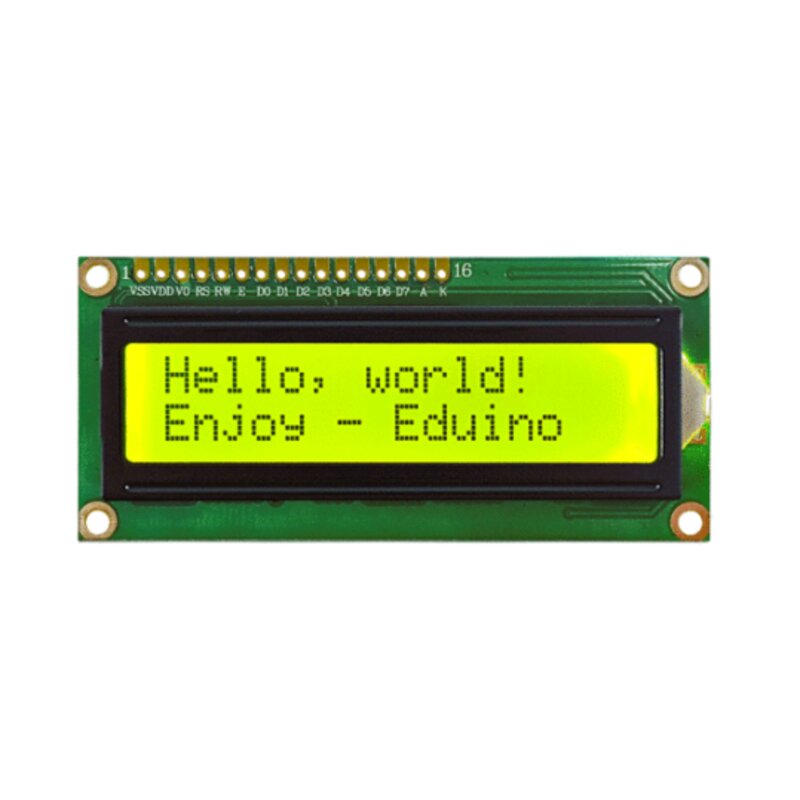 아두이노 LCD 16x2 디스플레이 모듈(노란색 백라이트) / Arduino 1602