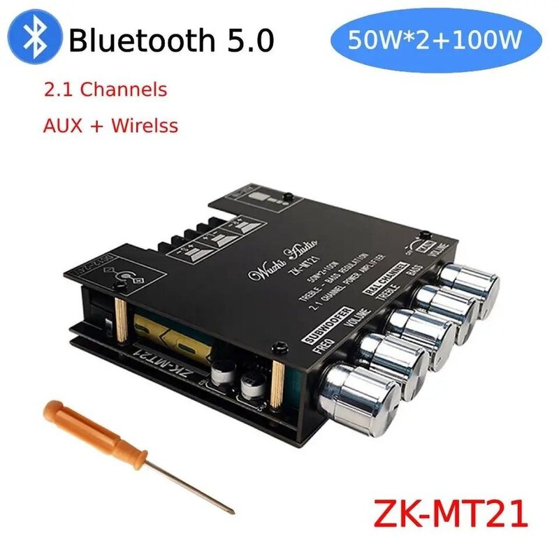 블루투스 5.0 100W DIY 앰프모듈 키트 (ZX-MT21)