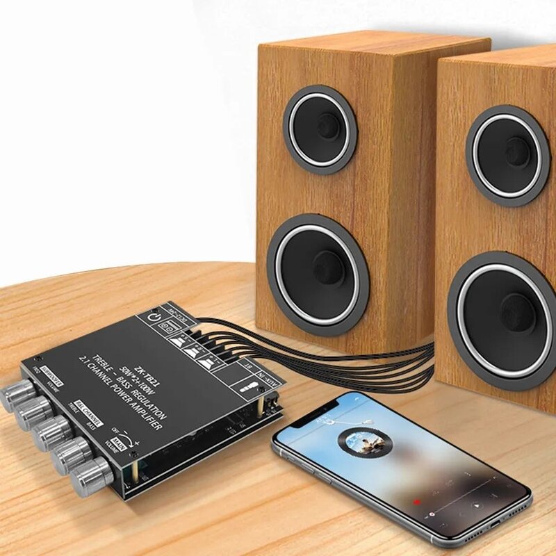 블루투스 5.0 100W DIY 앰프모듈 키트 (ZX-MT21)