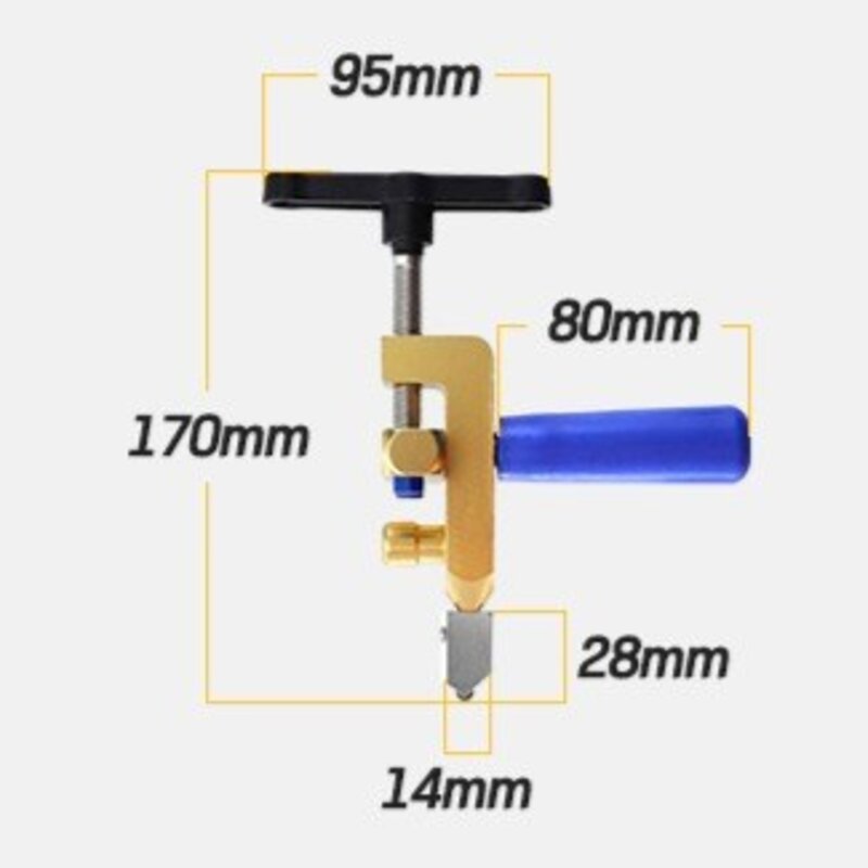 바벨롭 유리 타일 2in1 일체형 절단기 세트