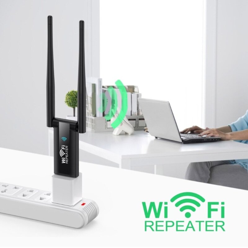 USB 무선 라우터 익스텐더 WiFi 중계기 가정 및 사무실용으로 완벽한 300M