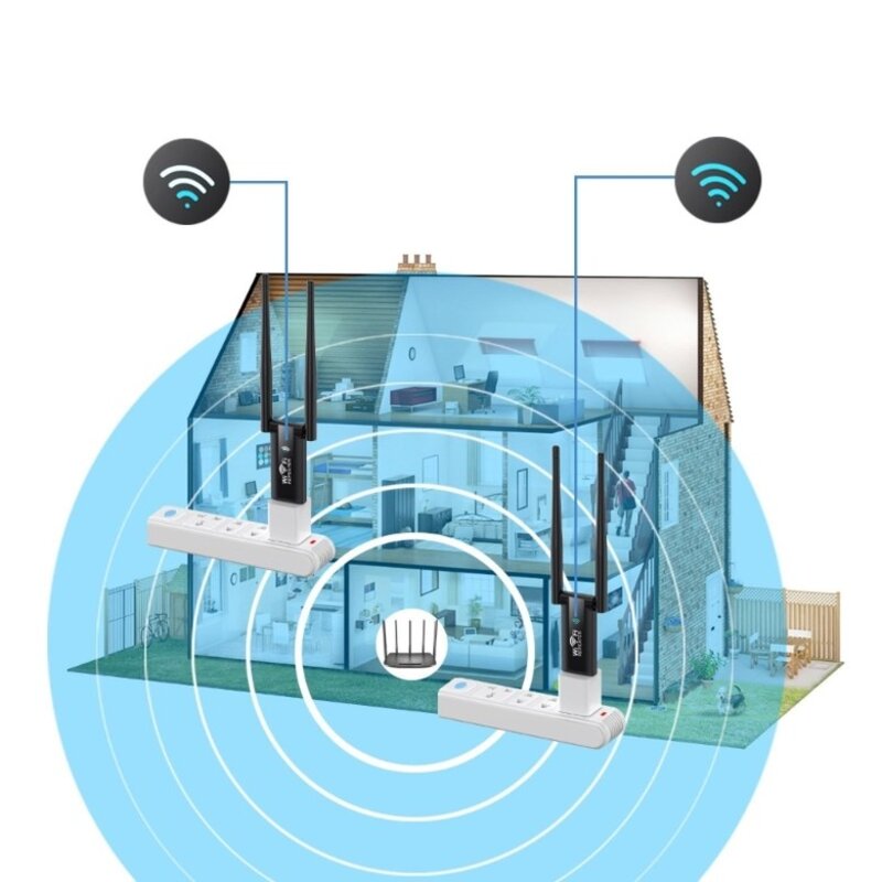 USB 무선 라우터 익스텐더 WiFi 중계기 가정 및 사무실용으로 완벽한 300M