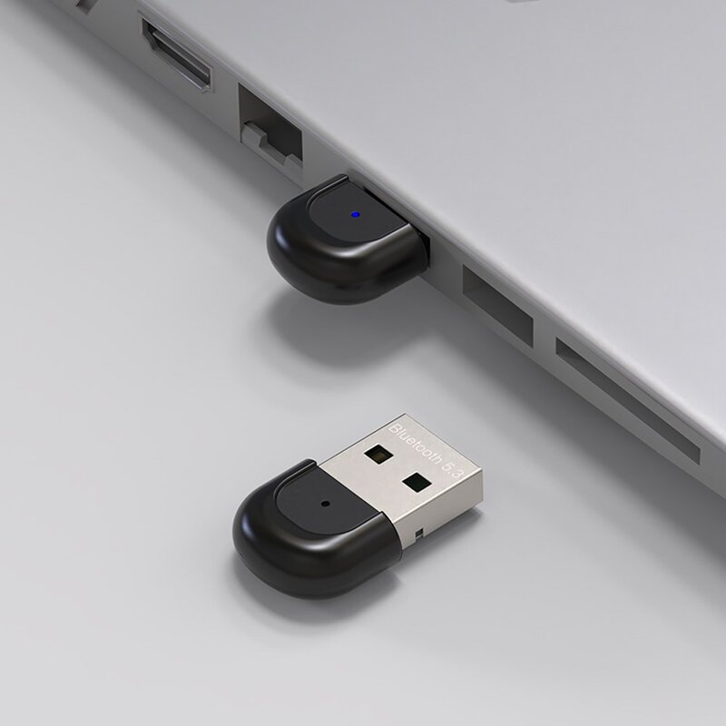 케이스박스 블루투스 V5.3 무선 수신기 USB 동글, 블랙