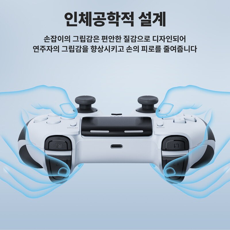 CHEREEKI PS4/PS4 Slim/PS4 Pro 이중 진동 기능을 갖춘 무선 컨트롤러, 1개