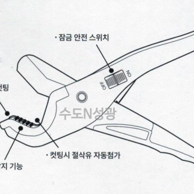 BESTO 엑셀 파이프커터 가위 컷터 XL PB 부드러운 컷팅, 1개