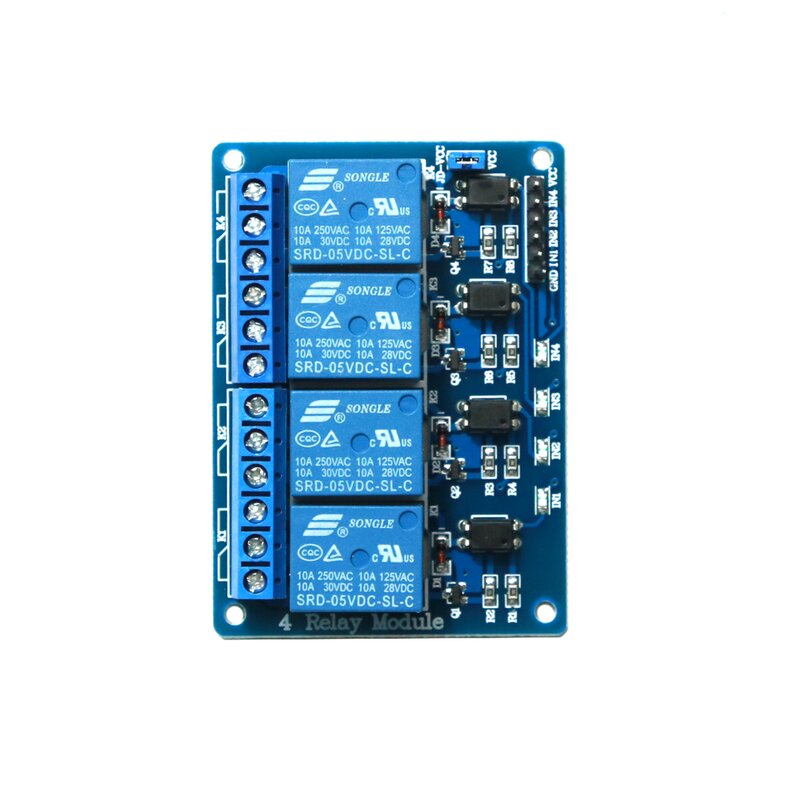 아두이노 릴레이 4채널 절연회로 B58, 1개