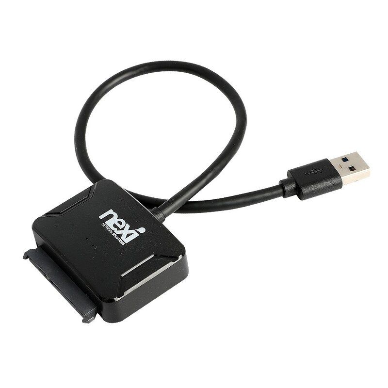 넥시 USB3.0 to SATA3 컨버터 USB허브 NX-U30SC, 혼합색상