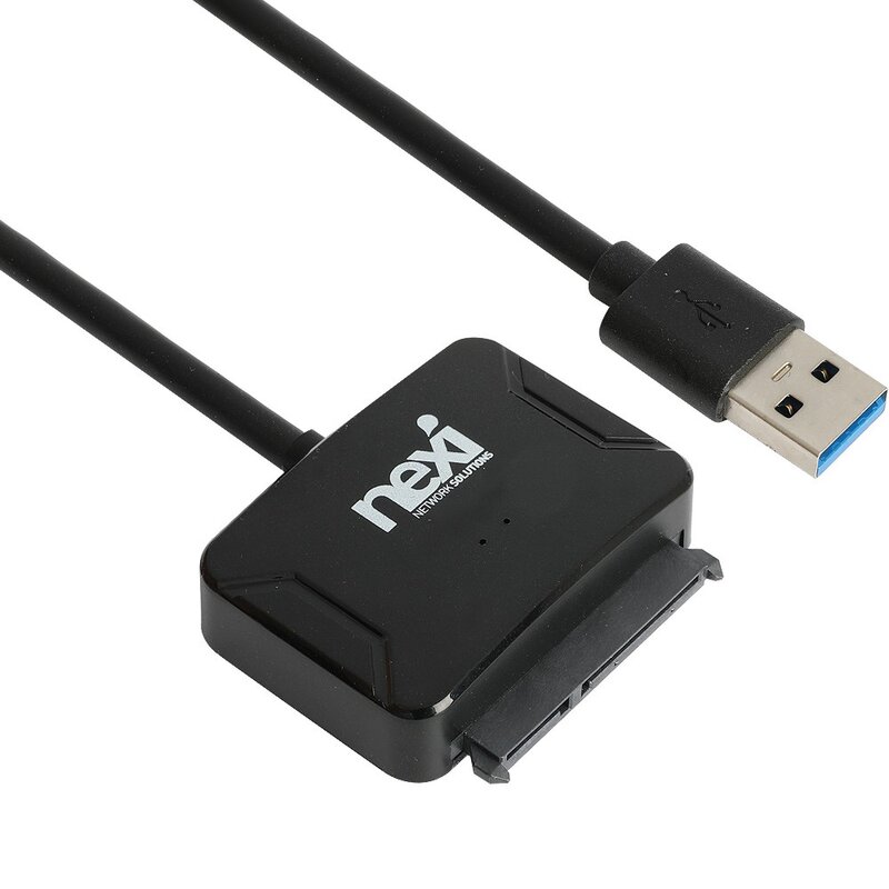 넥시 USB3.0 to SATA3 컨버터 USB허브 NX-U30SC, 혼합색상