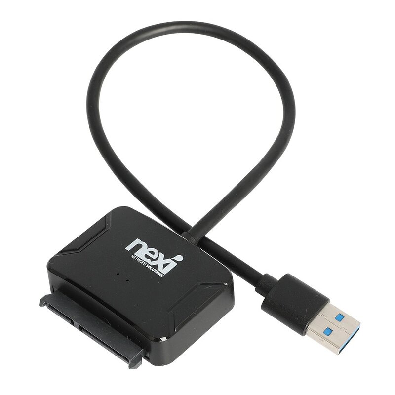 넥시 USB3.0 to SATA3 컨버터 USB허브 NX-U30SC, 혼합색상