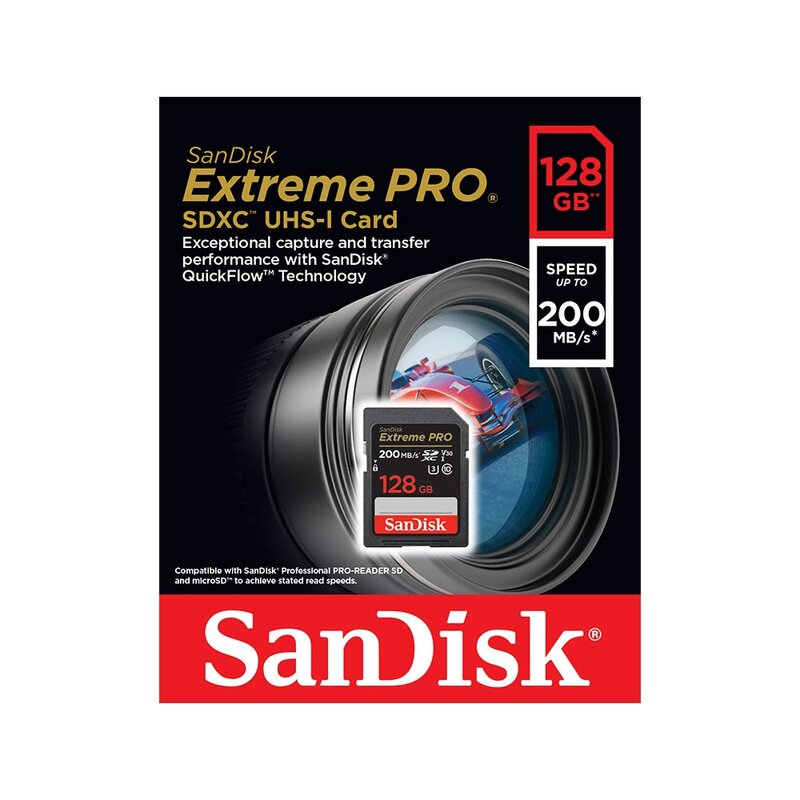 샌디스크코리아 공식인증정품 SD메모리카드 SDXC Extreme Pro 익스트림 프로 UHS-I SDXXD, 128GB