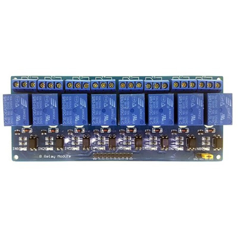 아두이노 8채널 릴레이 모듈 arduino Optocoupler Relay Module RELAY-MODULE-8CH, 1개