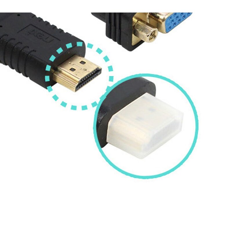 넥시 HDMI TO VGA 케이블 컨버터 플랫타입, NX-HVF20, 1개