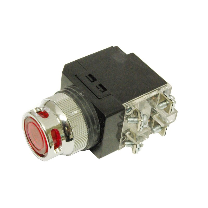 조광형 푸쉬버튼 스위치 PUSH BUTTON LAMP SWITCH JKNA-252 JKNA-302, JKNA-252(적색), 1개