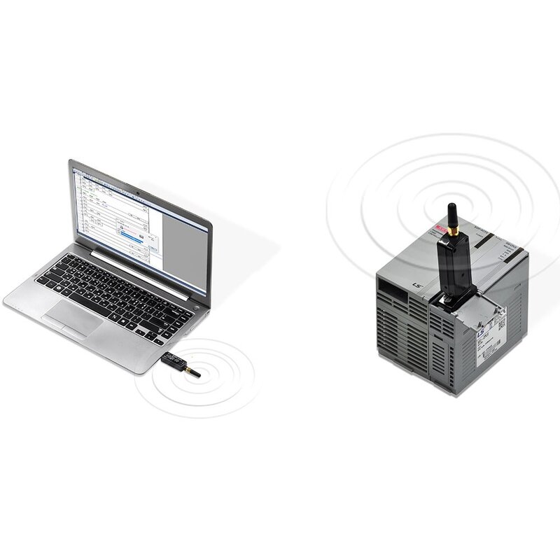 칩센 PLC프로그램 무선통신솔루션 RCPORT-PLC110SET(+Battery), RCPORT 전용 전원아답터, 1개