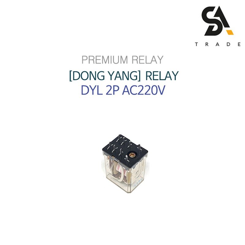 동양 릴레이 LY2 8핀 AC220V LED RELAY DYL 2P, 2개