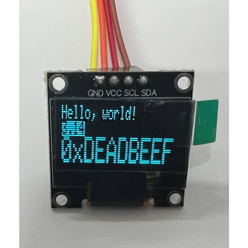 OLED LCD 0.96인치 디스플레이 128x64 I2C