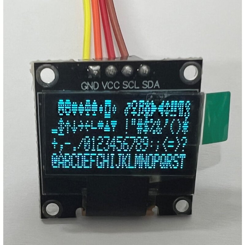 OLED LCD 0.96인치 디스플레이 128x64 I2C