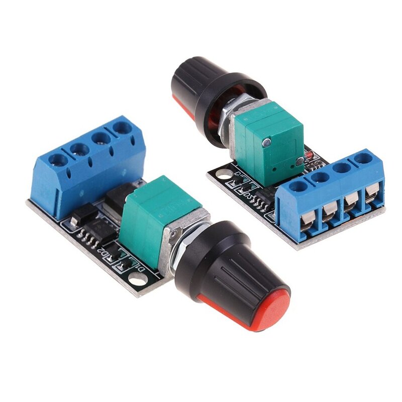 털보몰 PWM DC 모터 속도 컨트롤러 5V-16V 10A 속도제어 스위치, 1개