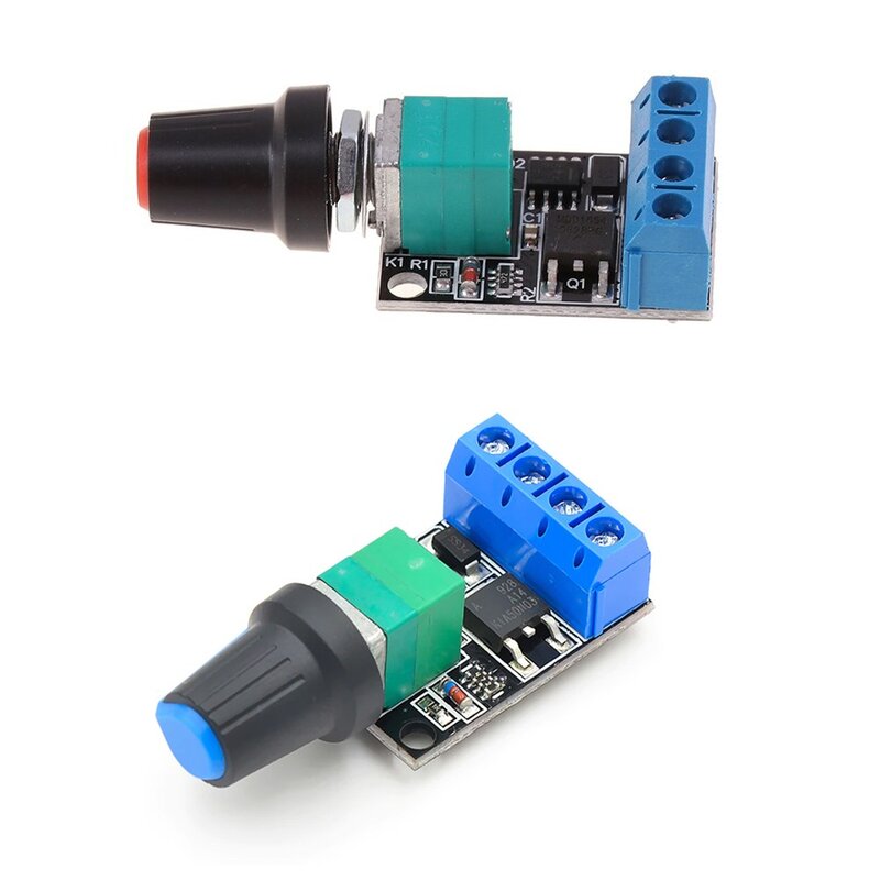 털보몰 PWM DC 모터 속도 컨트롤러 5V-16V 10A 속도제어 스위치, 1개