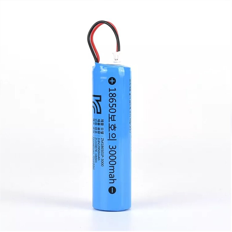 18650 배터리 3.6V 2950mAh 케이블 타입 무선선풍기 진공쌀통 수리용, 1개