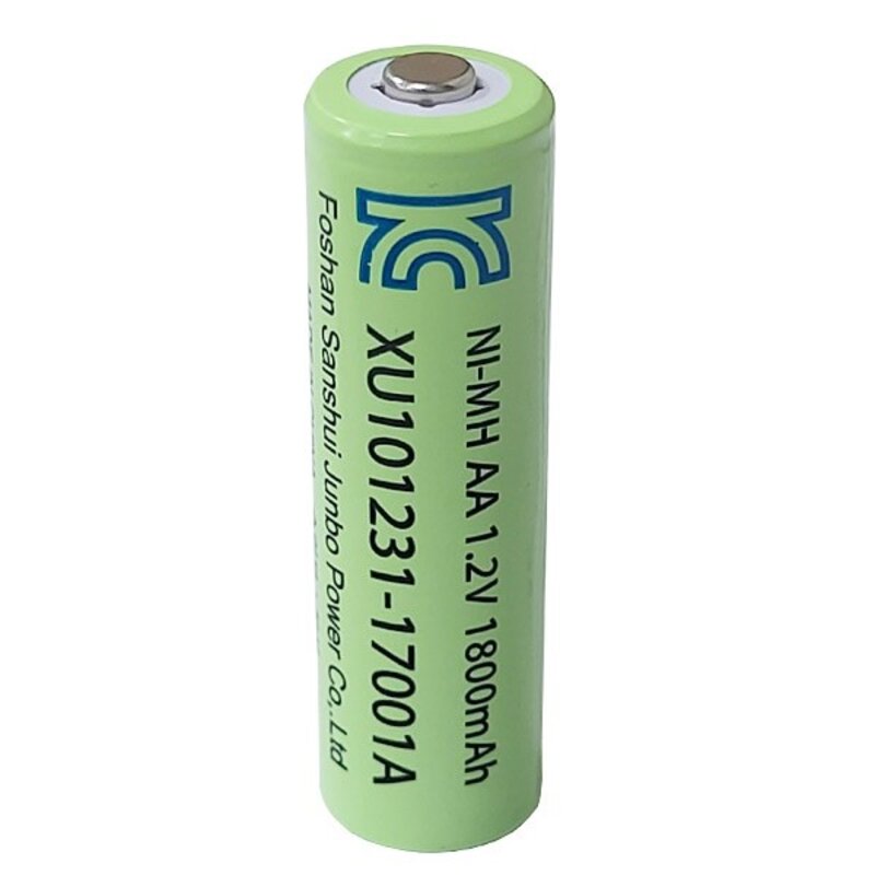 진성 KC인증 1.2V AA1800mah 고용량 태양광충전 건전지 정원등사용 1개