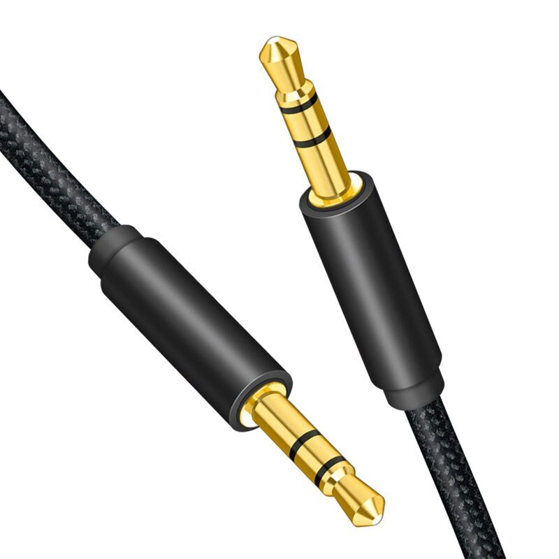 홈플래닛 3.5mm AUX 스테레오 오디오 케이블, 1개, 2m