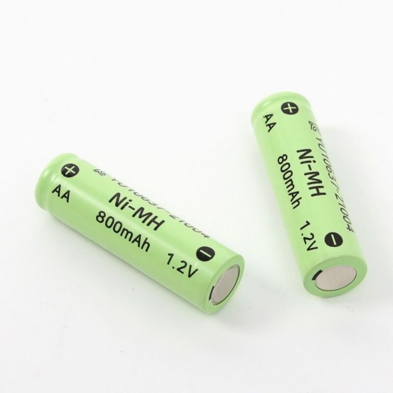 800mAh 니켈수소 충전지 AA 1.2v 건전지 배터리 2p nimh, 1개, 1개입