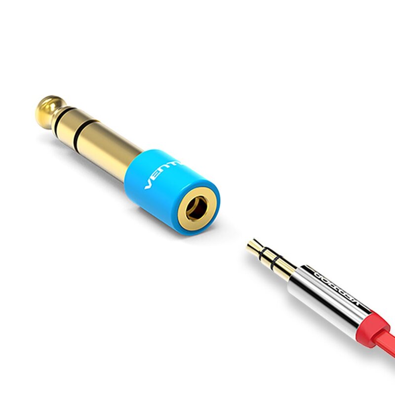벤션 5.5 6.35 6.5 M to 3.5 F 오디오 젠더, 1개, VAB-S01-L