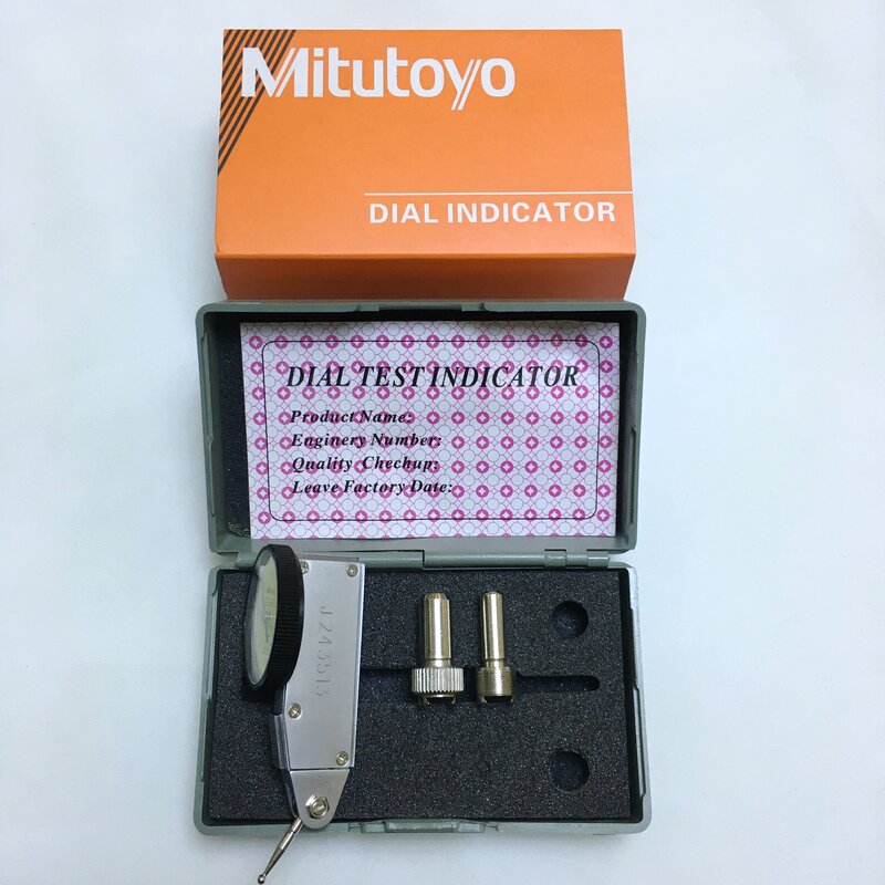 새 Mitutoyo 미쓰도요 다이얼 테스트 인디케이터 513-404 0.8mm(0.01mm), 1개