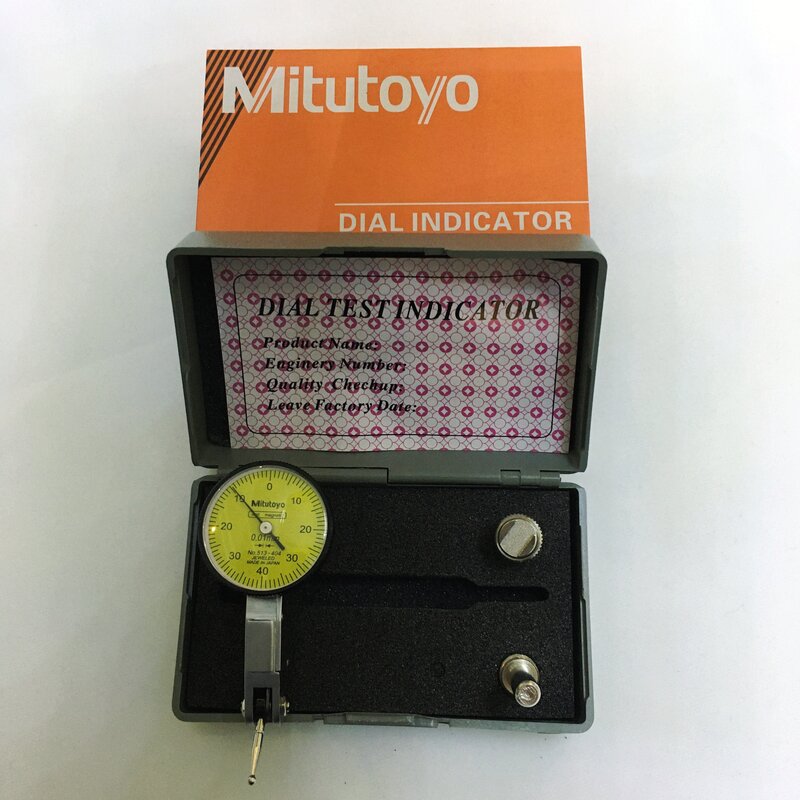 새 Mitutoyo 미쓰도요 다이얼 테스트 인디케이터 513-404 0.8mm(0.01mm), 1개