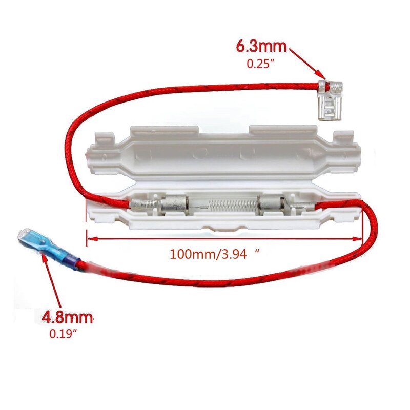 5KV 0.8A 800mA 고전압 퓨즈 전자레인지 범용 퓨즈 홀더, 1개