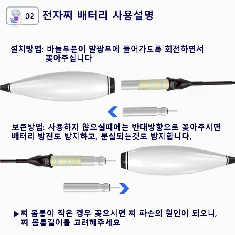 [용왕낚시] 전자찌 배터리 CR425 민물낚시, 1개