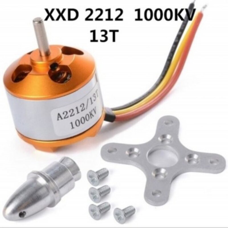 드론 브러시리스 모터 A2212/13T 1000KV 멀티 쿼드 RC