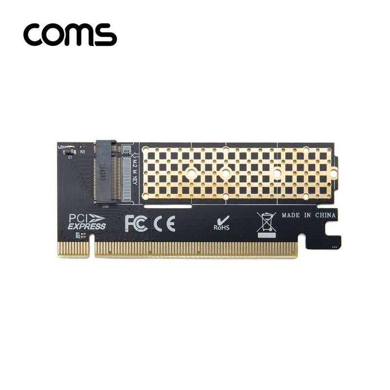 SW229 Coms Express PCI 변환 아답터 M2 NVME to PCI-E 16X