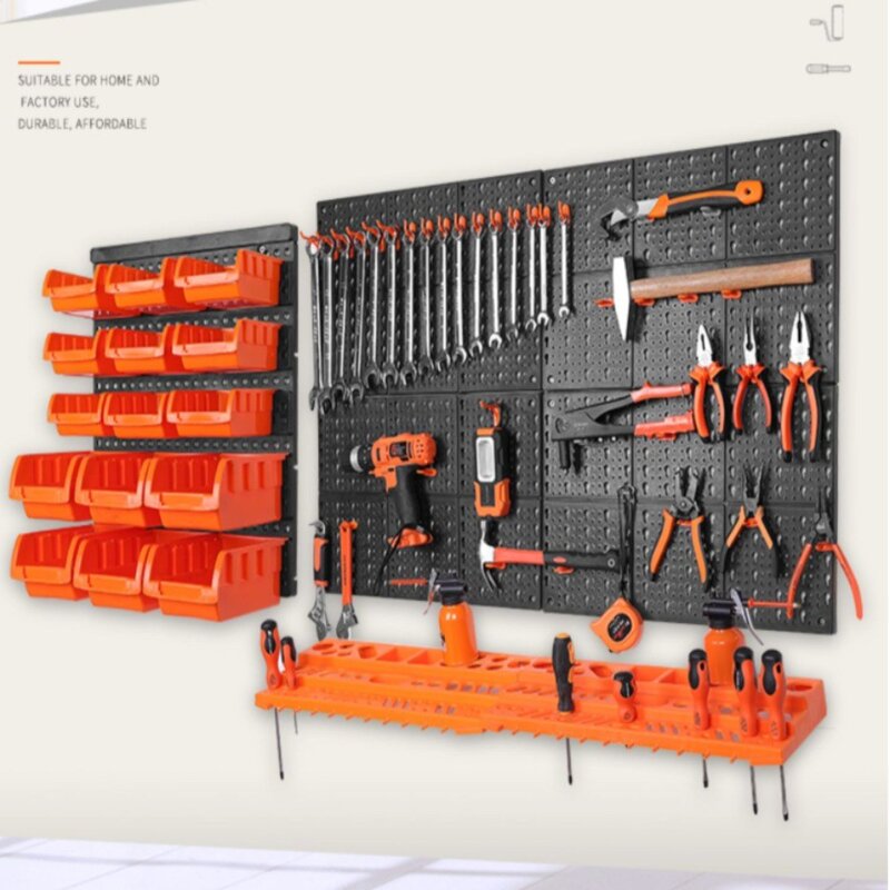 벽걸이공구걸이대 만능걸이판 공구정리대 진열대 후크, A+C 세트, 1개