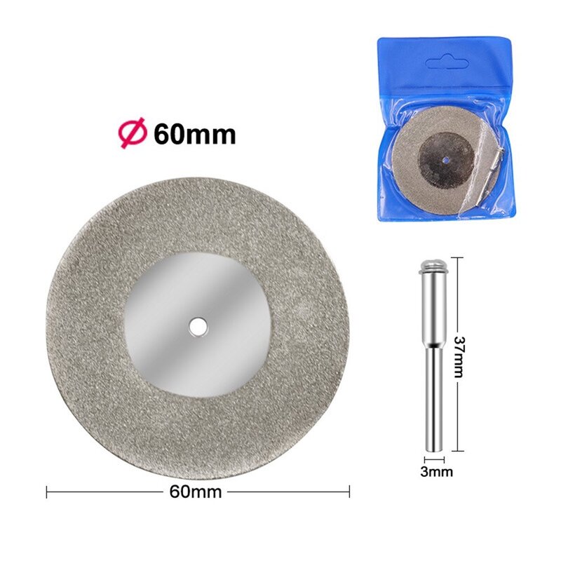 60mm 다이아몬드 절단석 연마 핸드그라인더날 돌 목공 대리석 가공휠