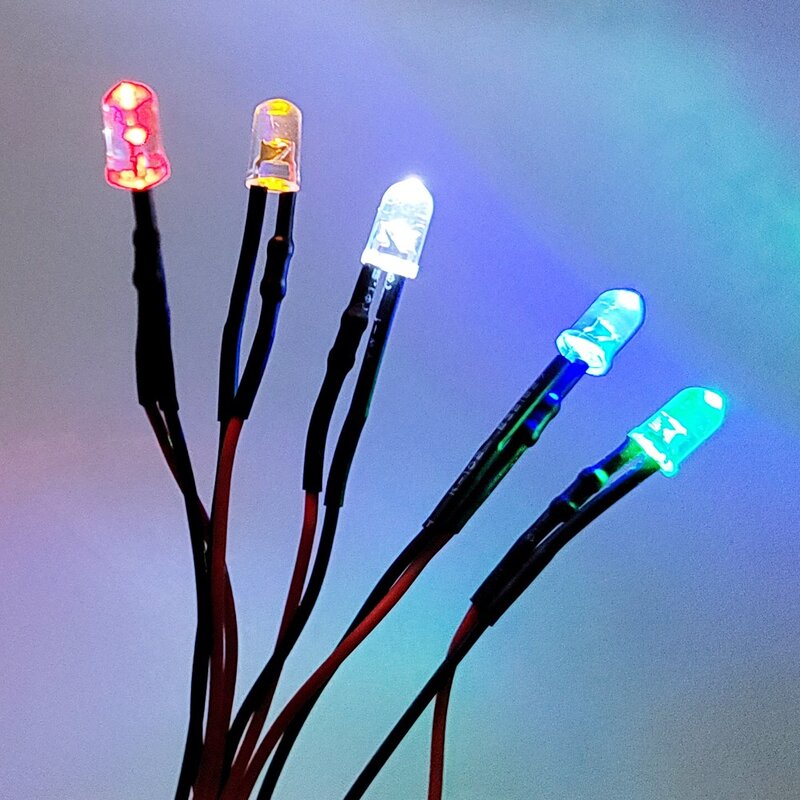 12V 발광 다이오드 LED 와이어 소자 12V 라인용 5파... 1개