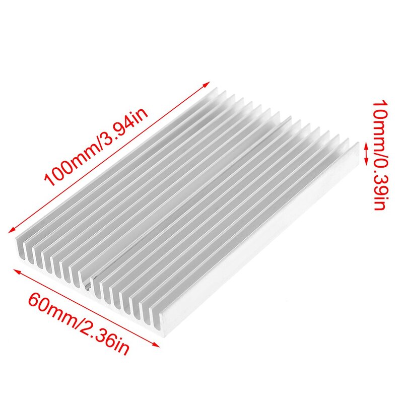 IC 칩 LED 전원 트랜지스터 용 알루미늄 히트 싱크 라디에이터 방열판