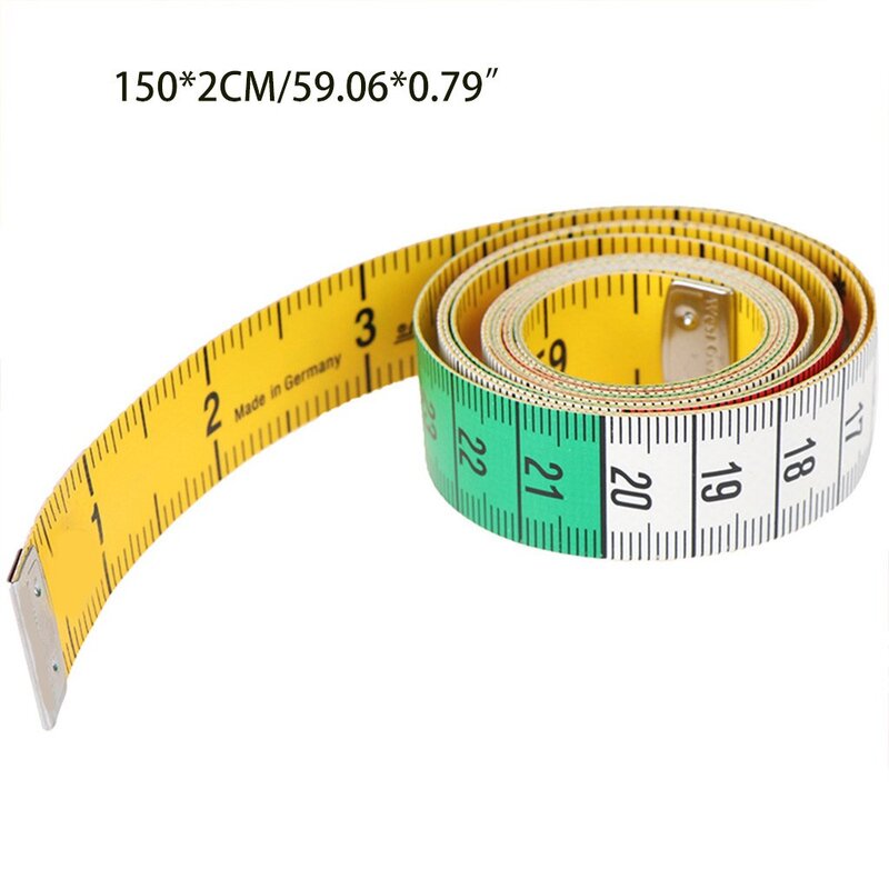 계량테이프 줄자 본체 이중저울 측정테이프 봉제용 본체테일러 60인치cm용 150