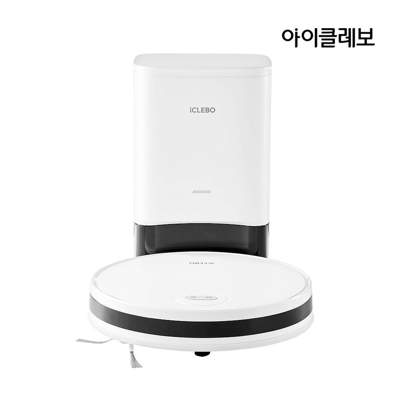 아이클레보 G5 max 오토엠티 스테이션 흡입 물걸레 로봇청소기 세트 YCR-M09-100A