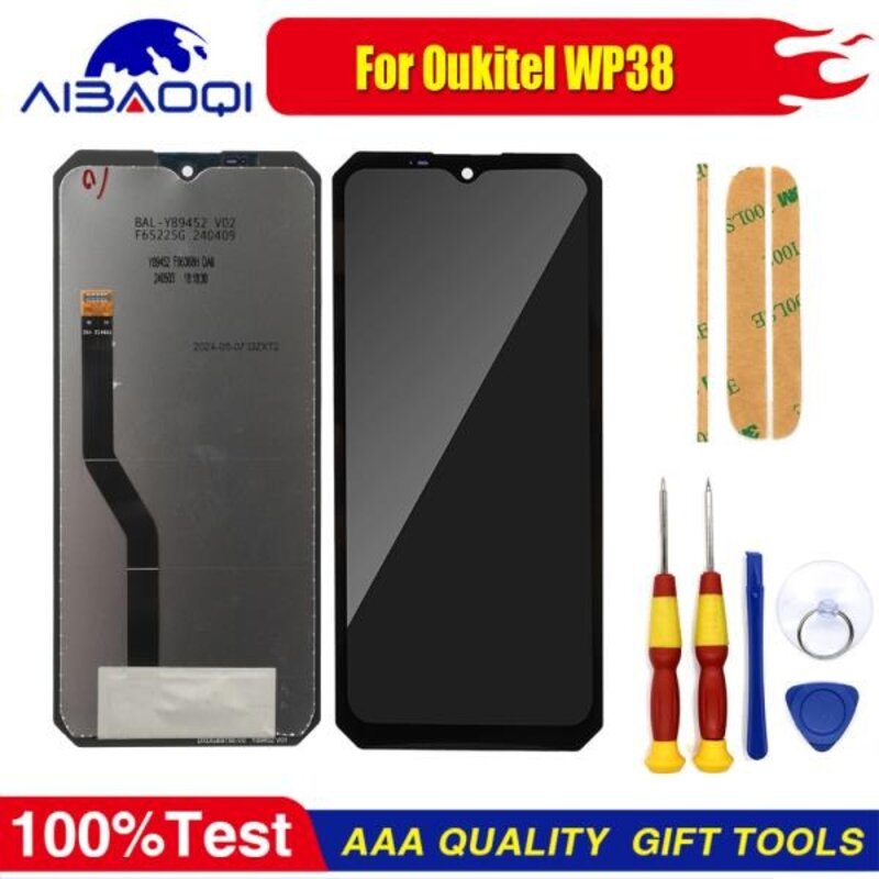 Oukitel WP38 휴대폰용 터치 스크린 LCD 디스플레이 호환 부품분해 도구